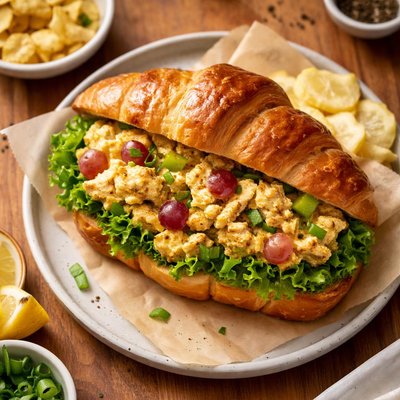 Curry chicken sandwich