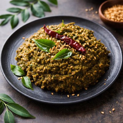 Curry leaves thogayal