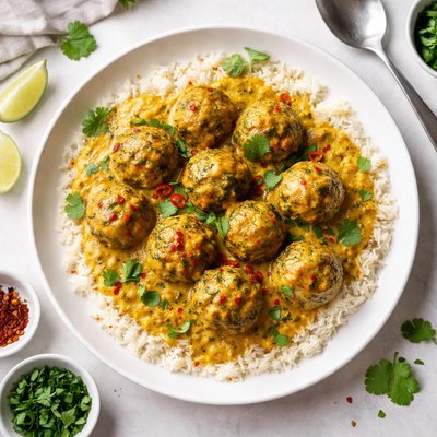 Curry meatballs