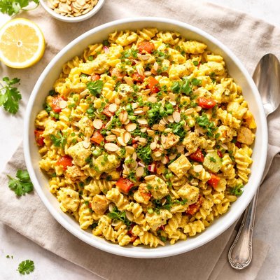 Curry pasta salad