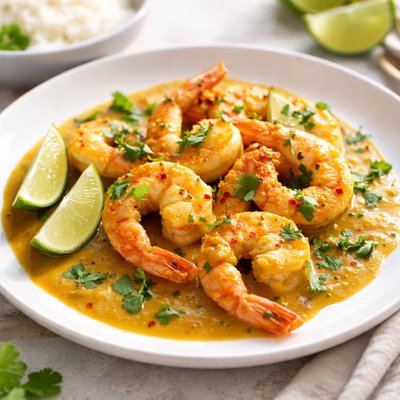 Curry shrimp