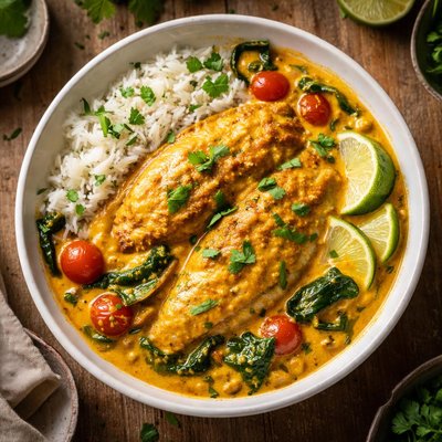 Curry tilapia