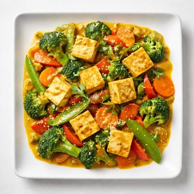 Curry vegetable tofu