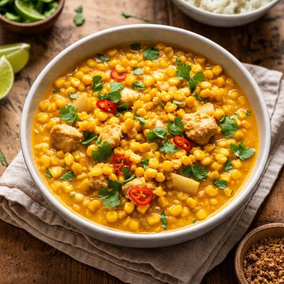 Curry with corn