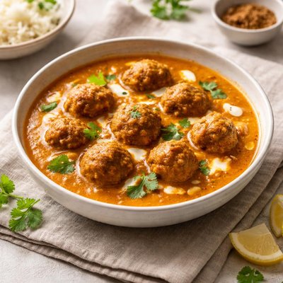 Curry with kofta