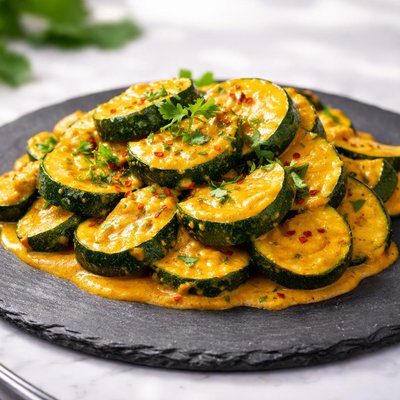 Curry zucchini