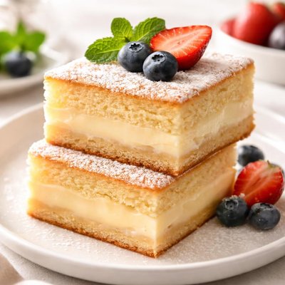 Custard cake