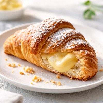 Custard croissant
