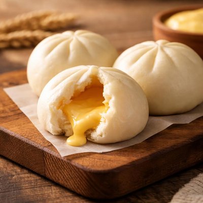 Custard steam bun
