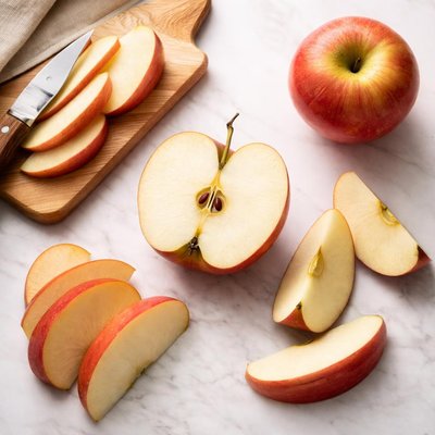 Cut apple