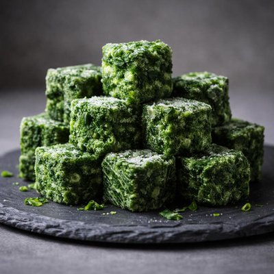 Cut frozen spinach