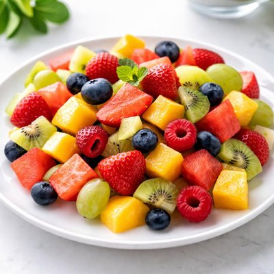 Cut mixed fruits