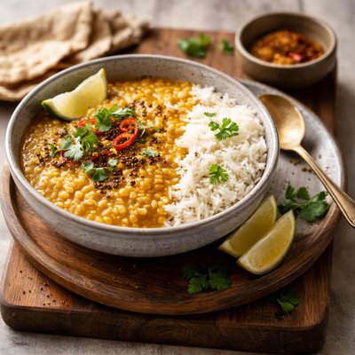 Daal and rice