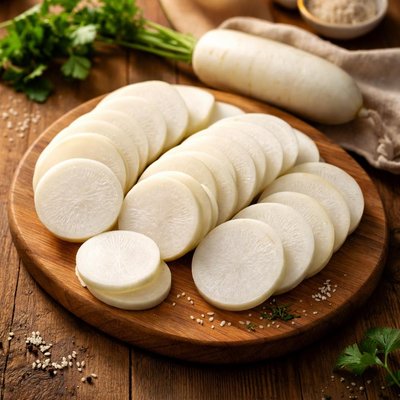 Daikon slice