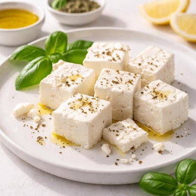 Dairy-free feta cheese