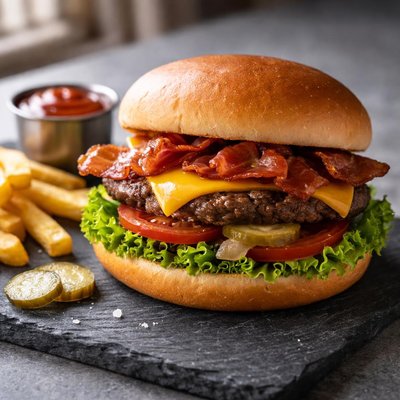 Dairy queen bacon cheeseburger