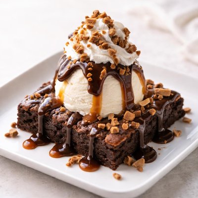 Dairy queen heath brownie sundae