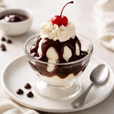 Dairy queen hot fudge sundae