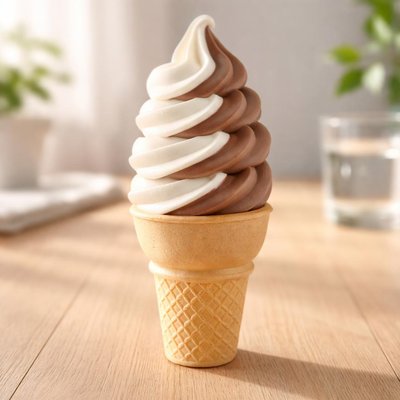 Dairy queen medium twist ice cream cone