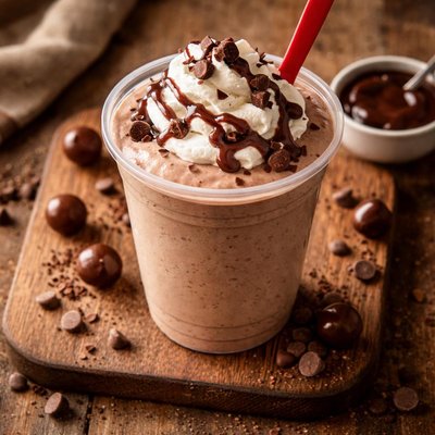 Dairy queen small hot fudge malt