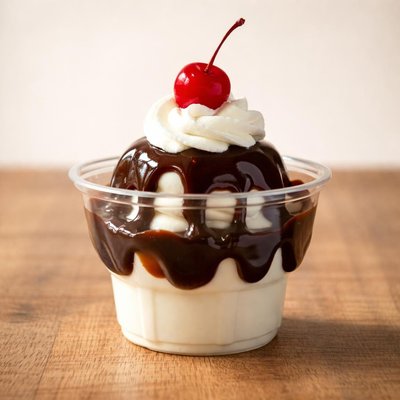 Dairy queen small hot fudge sundae