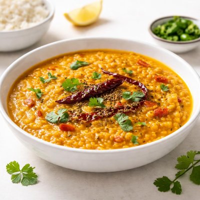 Dal cooked