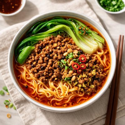 Dandan noodle soup