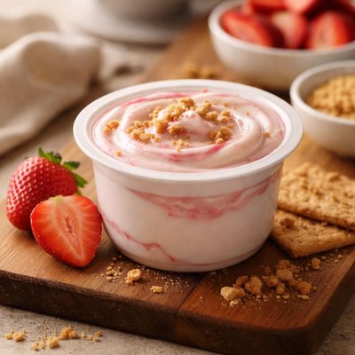 Dannon greek yogurt strawberry cheesecake