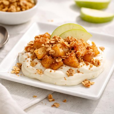 Dannon light and fit greek apple pie