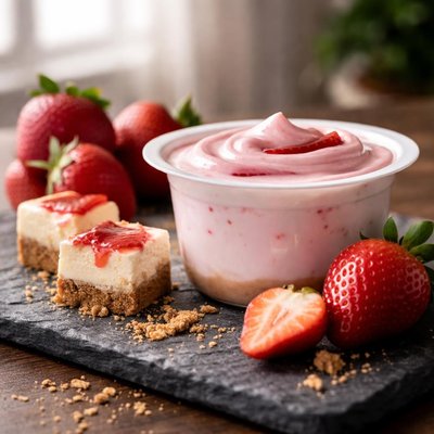 Dannon light and fit greek strawberry cheescske yogurt
