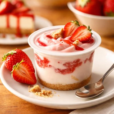 Dannon strawberry cheesecake yogurt