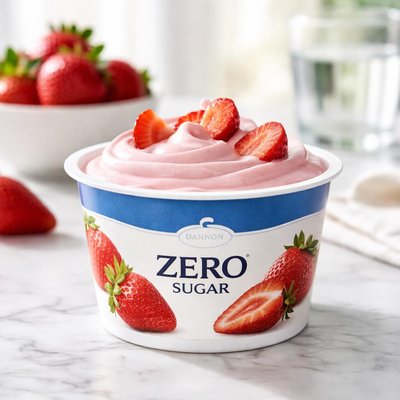 Dannon zero sugar yogurt