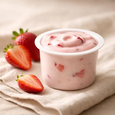 Danone creamy strawberry