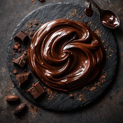 Dark choclate melted