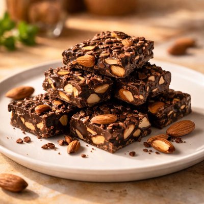 Dark chocolate almond