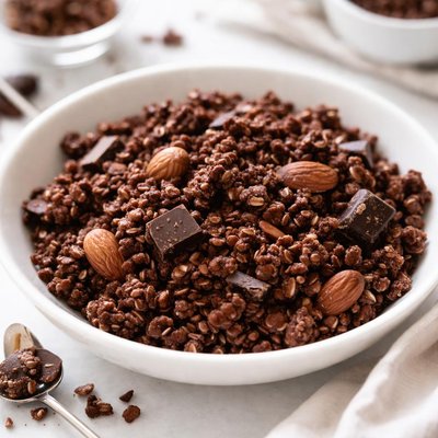 Dark chocolate granola