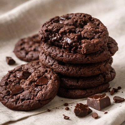 Dark chocolate home made cookies