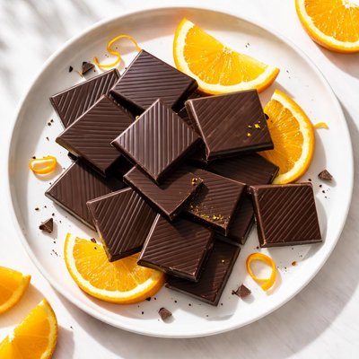 Dark chocolate lindt orange intense