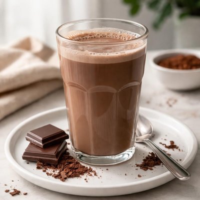 Dark chocolate milk