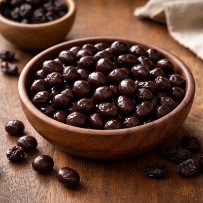 Dark chocolate raisinettes