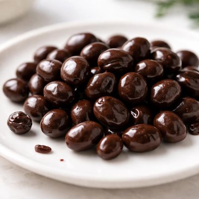 Dark chocolate raisins