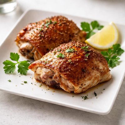 Dark meat chicken with skin