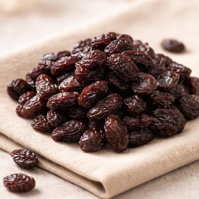 Dark raisins
