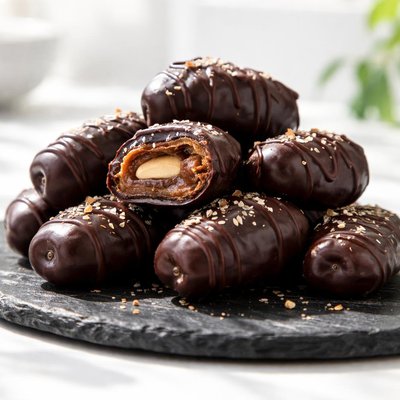 Dates in dark chocolate