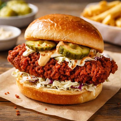 Dave hot chicken slider