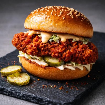 Daves hot chicken slider