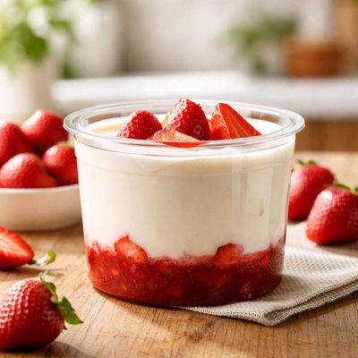 De zaanse yoghurt aardbie