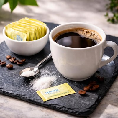 Decaf coffee  and splenda