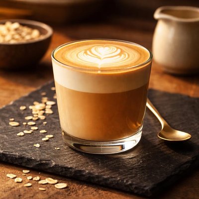 Decaf oat flat white