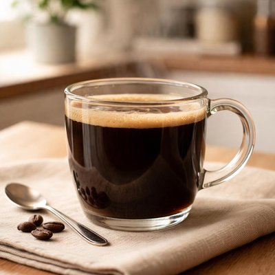 Decaffeinated black coffee